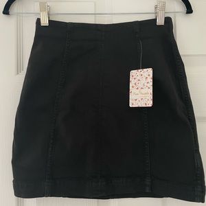 Free People Modern Femme denim miniskirt